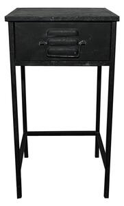 Černý kovový stolek nízký
