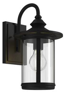 Lindby - Zayn Venkovní Nástěnné Světlo Black/Clear
