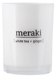 Meraki, Vonná svíčka WHITE TEA&GINGER 10,5cm