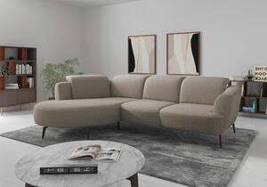 ROHOVÁ SEDAČKA, textil, šedohnědá Sit & More - Sedací soupravy, Online Only