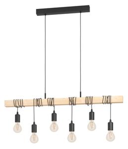 Eglo 43513 - Lustr na lanku TOWNSHEND 6xE27/60W/230V