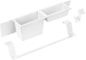 Aplomo Magnetic sada příslušenství pro dřezy, bílá