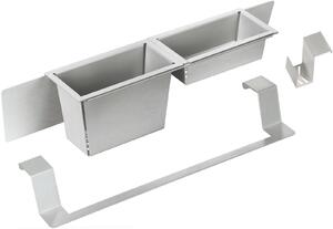 Aplomo Magnetic sada příslušenství pro dřezy, chrom