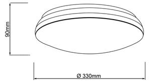 Brilliant - LED RGBW Stmívatelné stropní svítidlo MIDWAY LED/14W/230V + DO