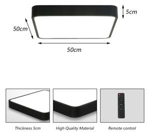 Brilagi - LED Stmívatelné svítidlo POOL SQUARE LED/48W/230V 50x50 cm černá + DO