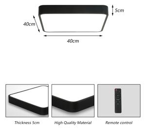 Brilagi - LED Stmívatelné svítidlo POOL SQUARE LED/36W/230V 40x40 cm černá + DO