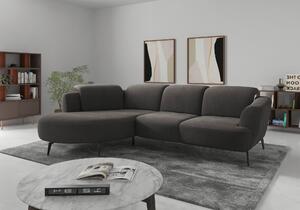 ROHOVÁ SEDAČKA, textil, barvy grafitu Sit & More - Sedací soupravy, Online Only