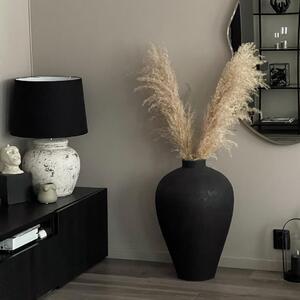 Muubs, Ručně tvarovaná váza Muuubs Luna,60 cm | černá
