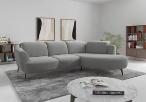 ROHOVÁ SEDAČKA, textil, šedá Sit & More - Sedací soupravy, Online Only