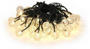 Brilagi - LED Solární dekorační řetěz BUBBLE 50xLED/8 funkcí 7m IP65 teplá bílá