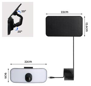 Brilagi - LED Solární nástěnné svítidlo se senzorem ROOF LED/13W/5V IP65