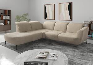 ROHOVÁ SEDAČKA, textil, pískové barvy Sit & More - Sedací soupravy, Online Only