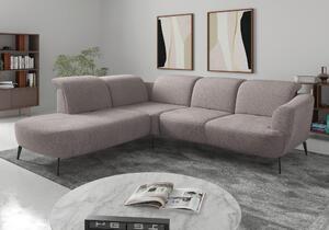ROHOVÁ SEDAČKA, textil, barvy stříbra Sit & More - Sedací soupravy, Online Only
