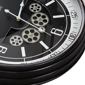 Dekorační vintage nástěnné hodiny s pohyblivými převody