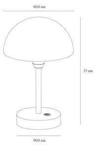 Nordlux - LED Stmívatelná nabíjecí stolní lampa ELLEN LED/2,8W/3,7V IP44 béžová