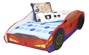 DIP-MAR Dětská postel auto spiderman 80x160 cm
