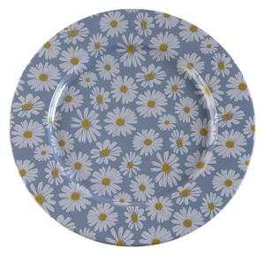 Mělký talíř Versa Cvijeće Kov 33 x 1,5 x 33 cm