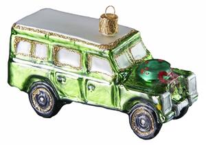 Vánoční ozdoba autíčko zelené