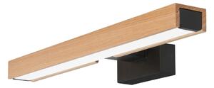 Brilagi-LED Koupelnové osvětlení zrcadla WOODY MIRROR LED/8W/230V IP44 dub/černá