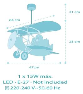 Dalber 54602 - Dětský lustr LITTLE LION 1xE27/15W/230V