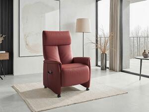 RELAXAČNÍ KŘESLO, kůže, červenohnědá Sit & More - Online Only křesla & taburety, Online Only