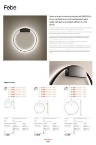Redo 01-2819 - LED Stmívatelné nástěnné svítidlo FEBE LED/24W/230V černá