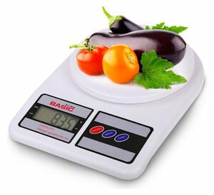 Kuchyňskou váhu Basic Home Digitální LCD 7 kg Bílý (23 x 16 x 3,6 cm)