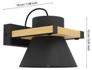 Eglo 43958 - Nástěnné svítidlo MACCLES 1xE27/15W/230V