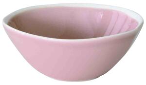 Easy Life Porcelánová salátová mísa Abitare světle růžová - 16x13cm