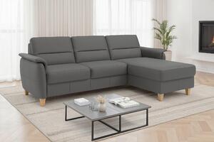 ROHOVÁ SEDAČKA, kůže, mokka Sit & More - Sedací soupravy, Online Only