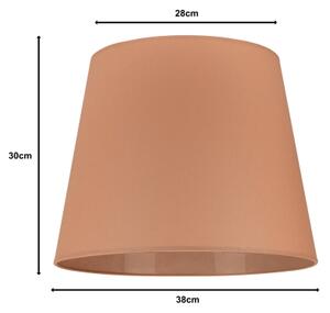 Duolla - Stínidlo k stojací lampě CLASSIC L E27 pr. 38 cm hnědá