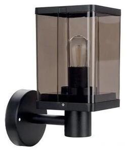 Venkovní nástěnná lampa 1xE27/60W/230V IP44 černá/kouřová hnědá