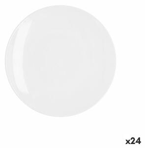 Talíř na zákusky Quid Select Basic Bílý Plastické 20 cm (24 kusů)