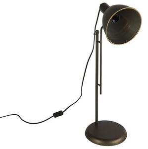 Countryfield Stolní lampa černý kov-70x40cm