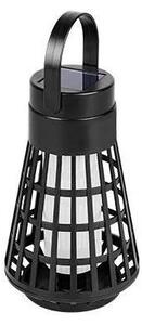 LED Solární svítidlo se senzorem 2v1 LED/1W/3,7V IP54 300 mAh černá