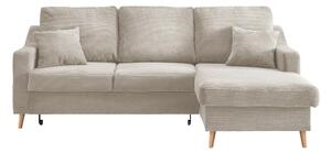 ROHOVÁ SEDAČKA, textil, béžová P & B - Sedací soupravy, Online Only