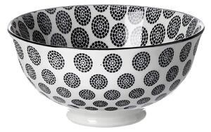 Ritzhoff Breker Porcelánová miska černobílé puntíky-12x12x6cm