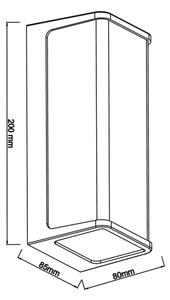 Top Light - LED Venkovní nástěnné svítidlo BLOCK LED/10W/230V IP65 4000K