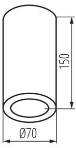 Kanlux 36641 - Koupelnové bodové svítidlo AQILO 1xE14/10W/230V IP65 bílá