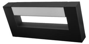 LED Venkovní nástěnné svítidlo 2xLED/4W/230V IP54 30 cm černá