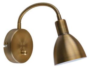Lindby - Amrei Nástěnné Svítidlo Brass