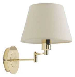 Lindby - Pola Nástěnné Svítidlo Cream/Polished Brass