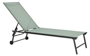 Polohovatelné lehátko TERA 57x185 cm zelená