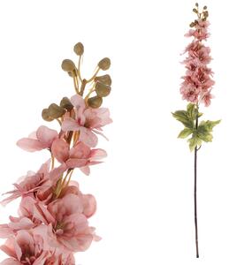 Umělá květina Ostrožka starorůžová, 87 x 13 cm
