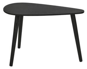 SADA 2x Konferenční stolek SOLE 60/80x30/40 cm černá