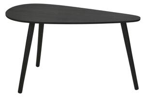 SADA 2x Konferenční stolek SOLE 60/80x30/40 cm černá
