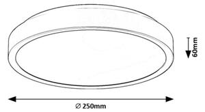 Rabalux 71257 - LED Koupelnové stropní svítidlo SAMIRA LED/18W/230V IP44 bílá