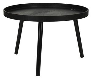 SADA 2x Konferenční stolek VERDE pr. 60/38 cm černá