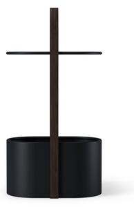 Umbra, Kompaktní odkládací stolek s úložným místem Bellwood | černá / hnědá