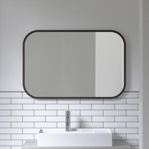 Umbra, Zrcadlo s černým rámem HUB Rectangle 61x91 cm | černé
